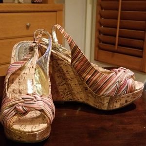 Wild diva wedge heels